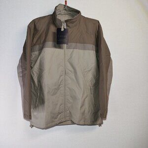 Calvary Trade Mark Jacket Full Zip Eisenhower Mens Size Medium Ivory Cream